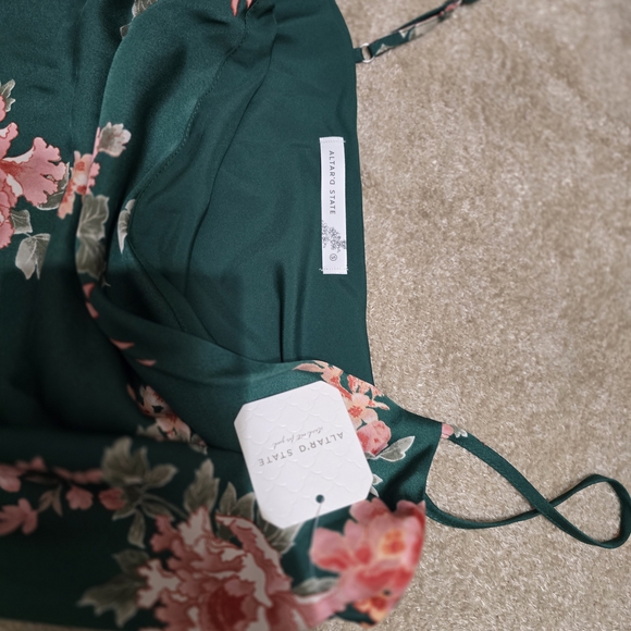 Altar'd State Green Floral Maxi Dress - Picture 10 of 12